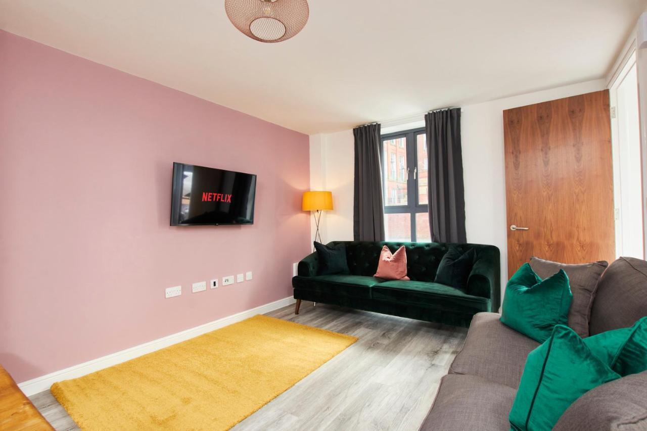 Beaut 5 Bed House W Parking Villa Manchester Esterno foto
