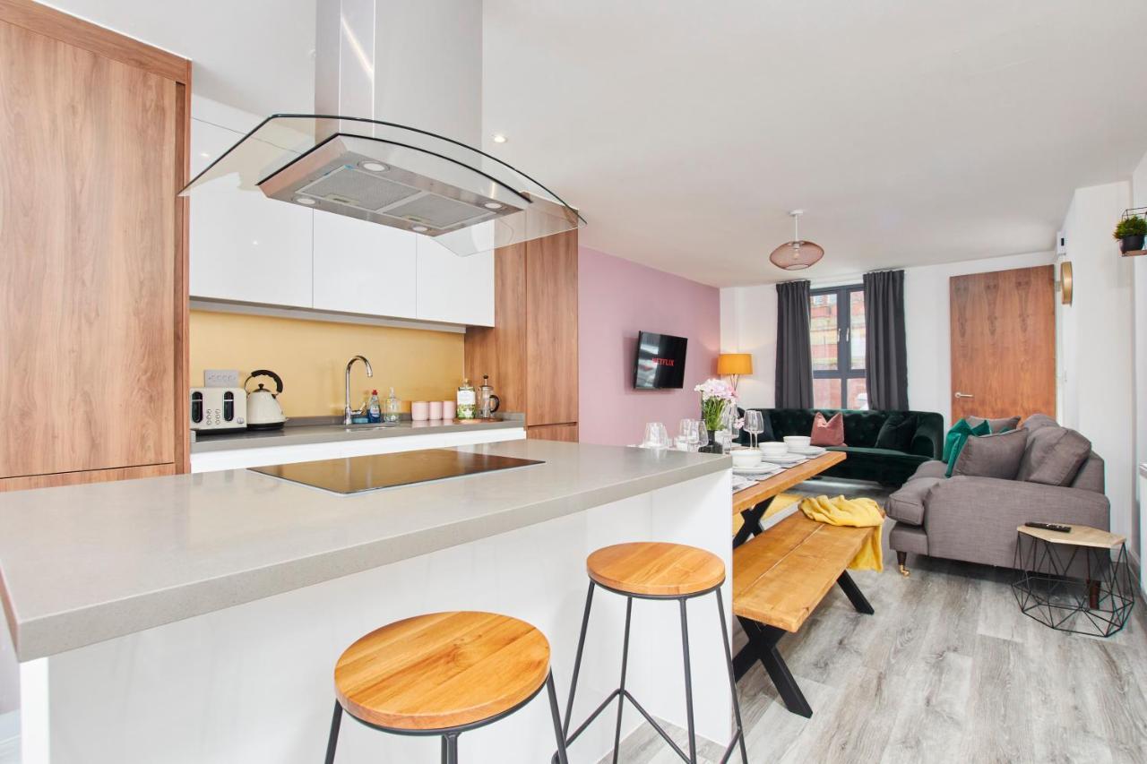 Beaut 5 Bed House W Parking Villa Manchester Esterno foto